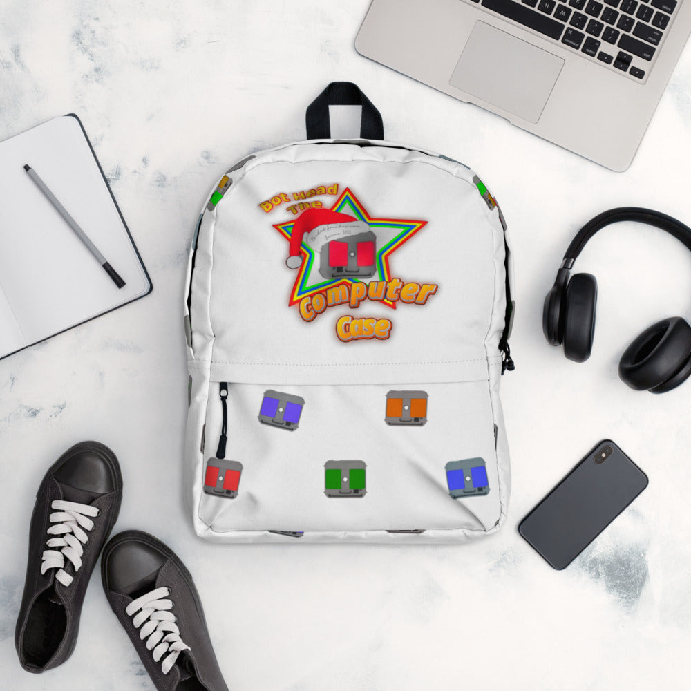 Bot Head The Computer Case Super Hero Backpack