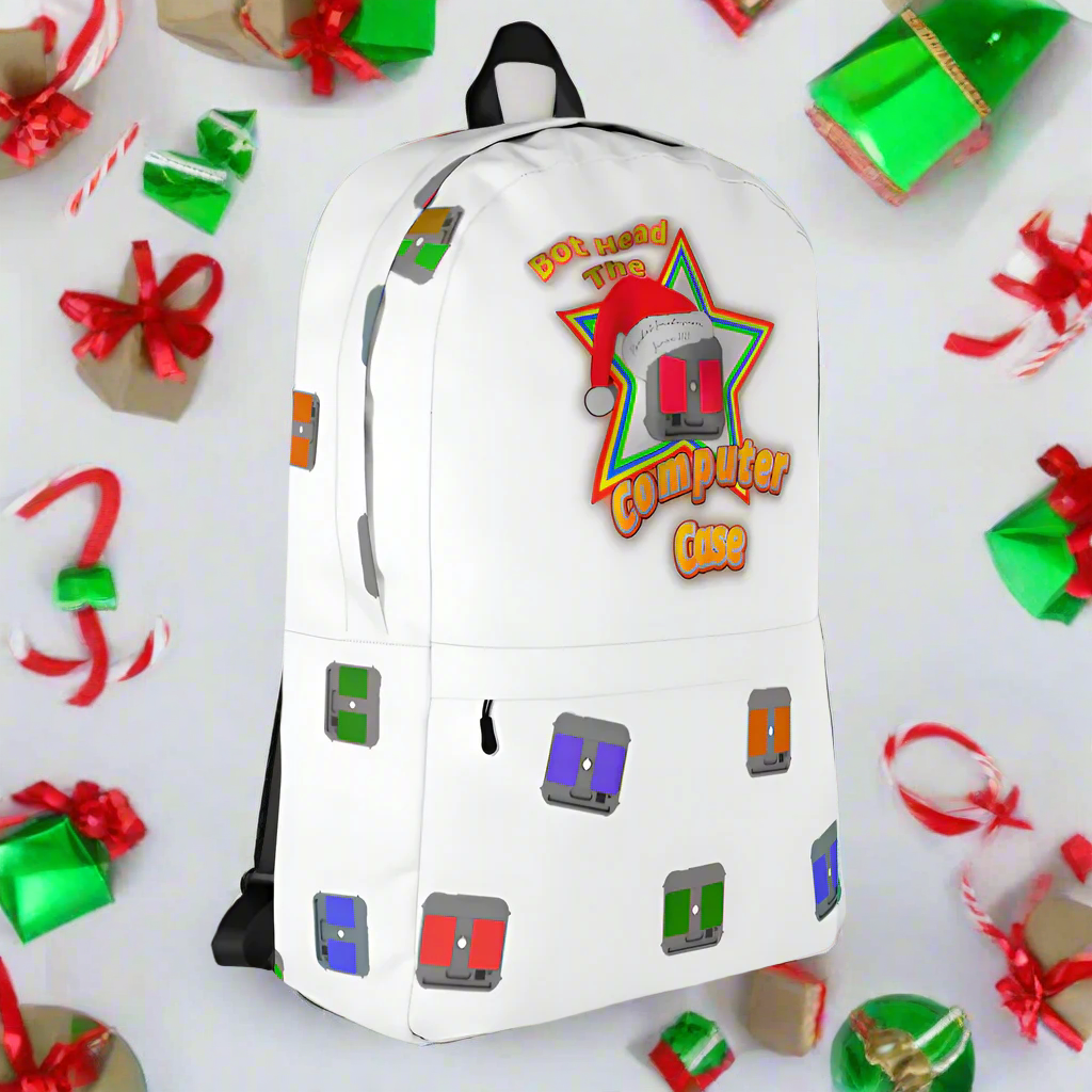 Bot Head The Computer Case Super Hero Backpack